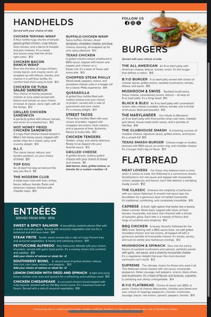 Menu 2